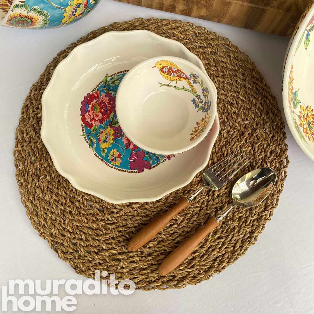 Konya Ceramic Bowl and Serving Bowl