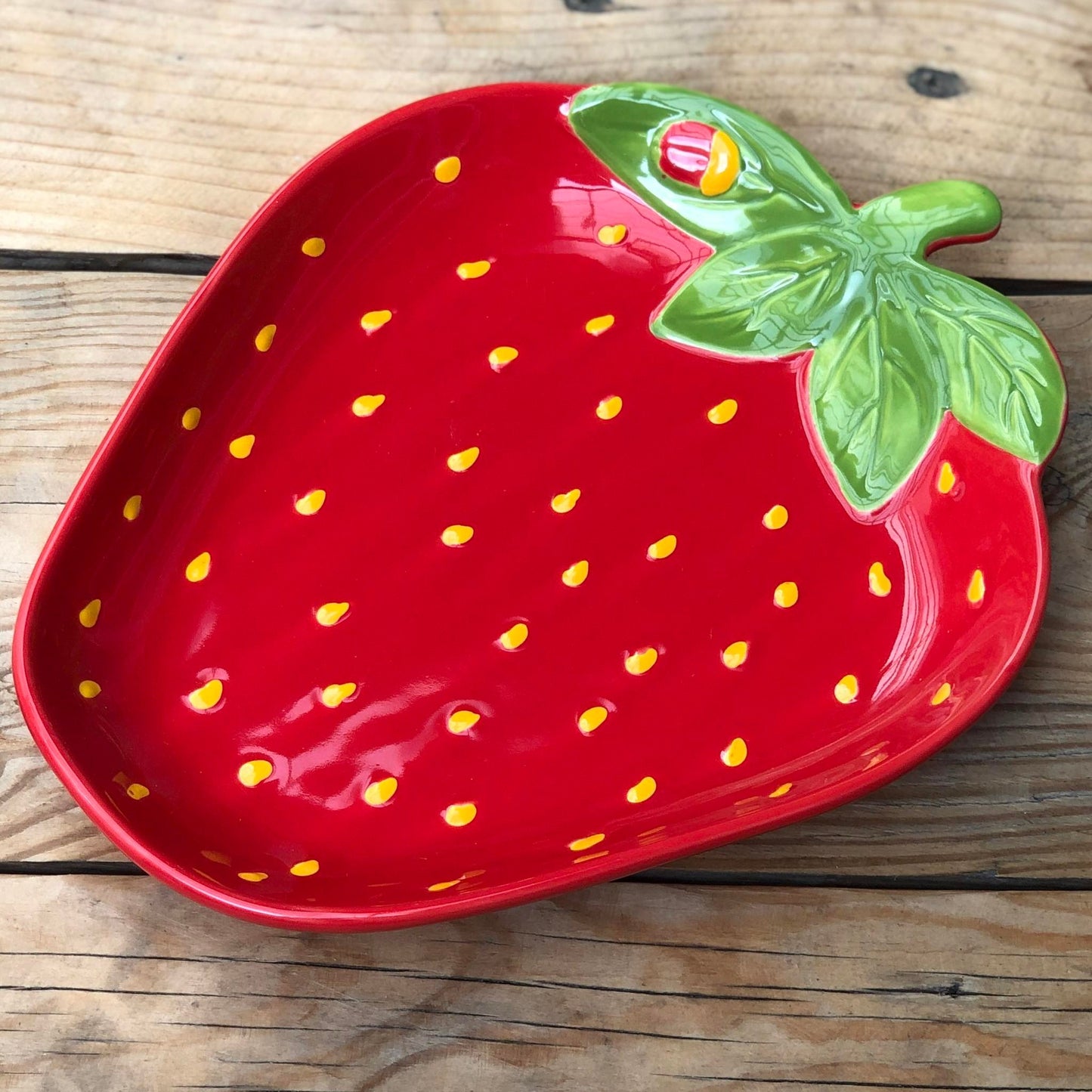 Strawberry Ceramic Plate
