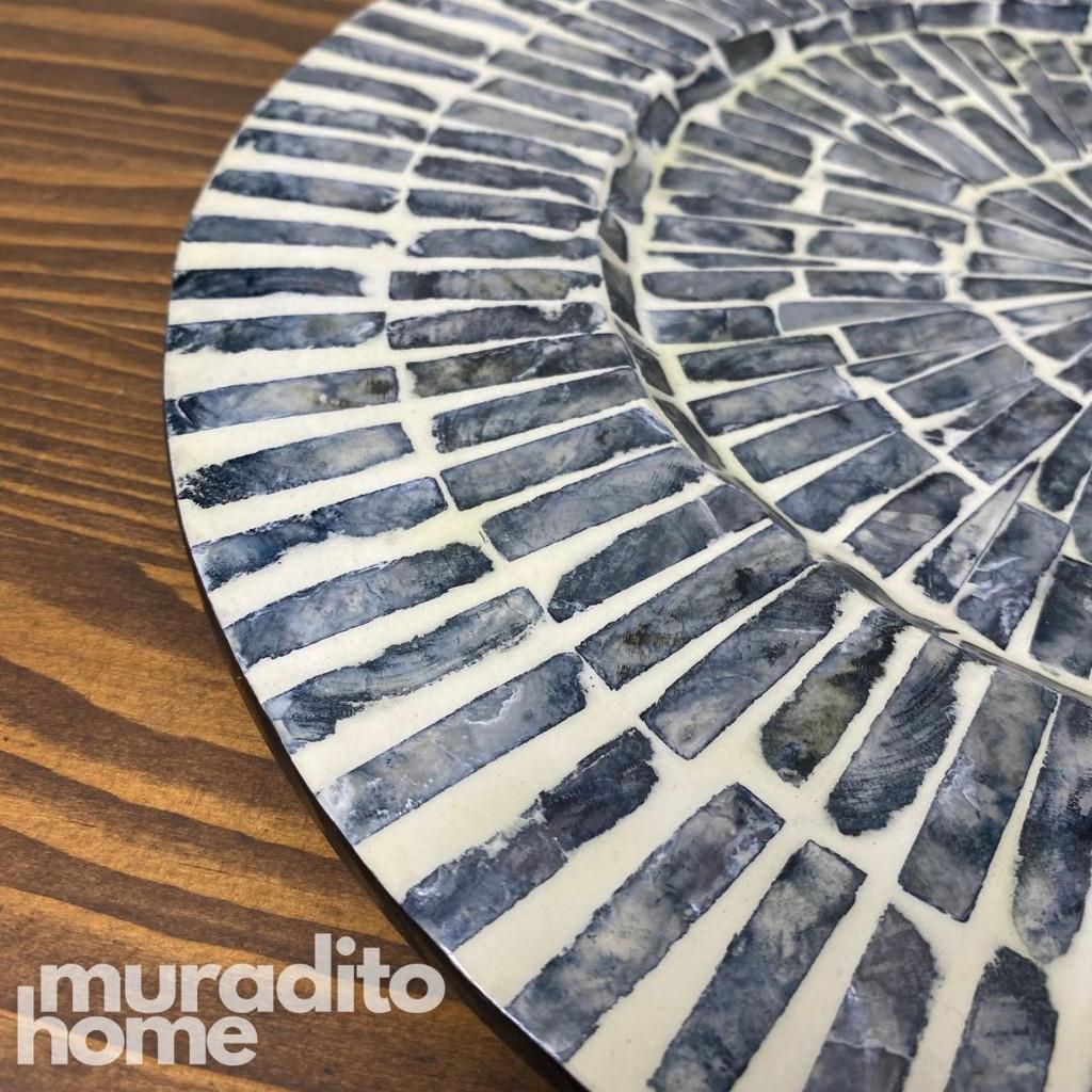 MURADITOHOME Dolores Mother of Pearl Placemat 13"