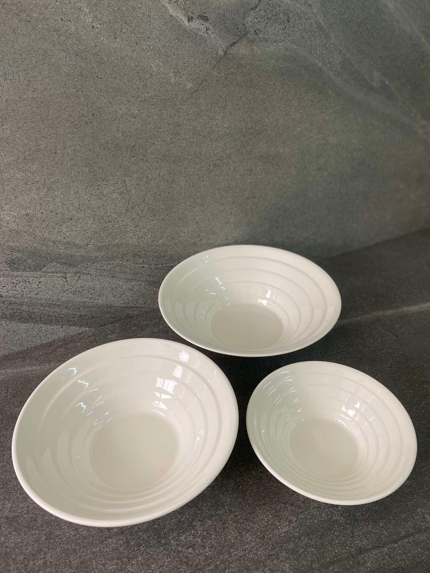 Stripe Salad Bowl