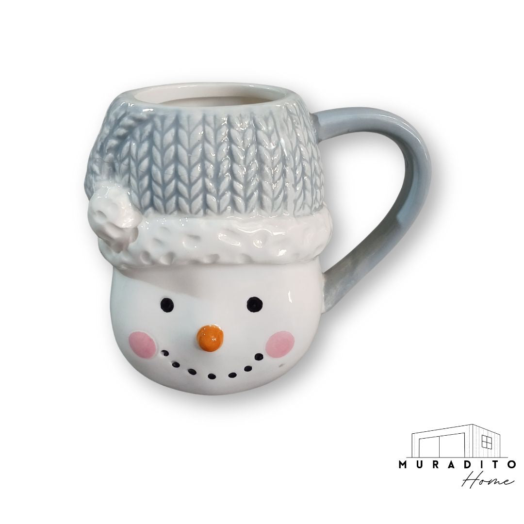 MURADITOHOME Snowman Embossed Mug 350 ml
