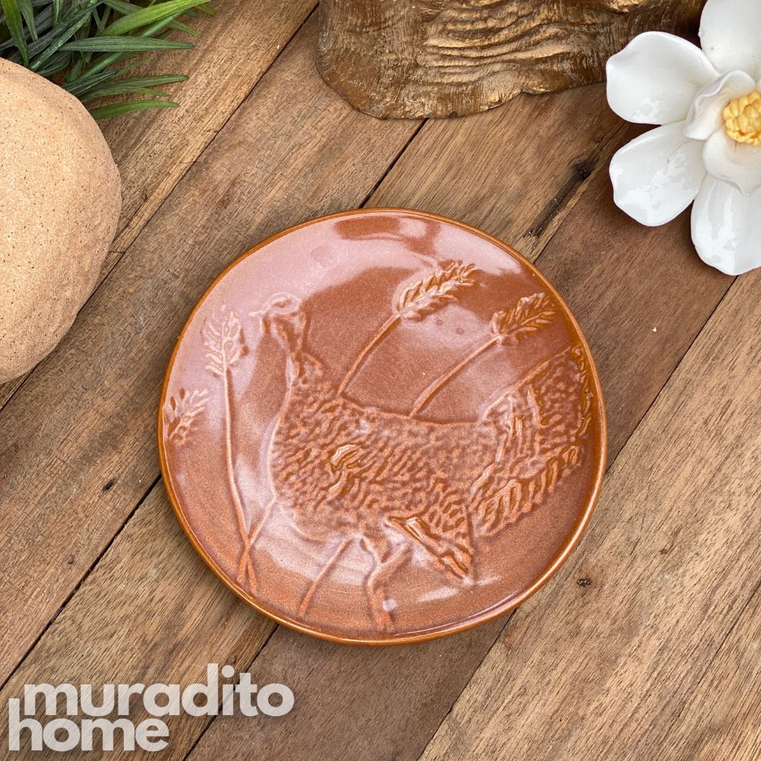 MURADITOHOME Peacock Bread Plate Collection