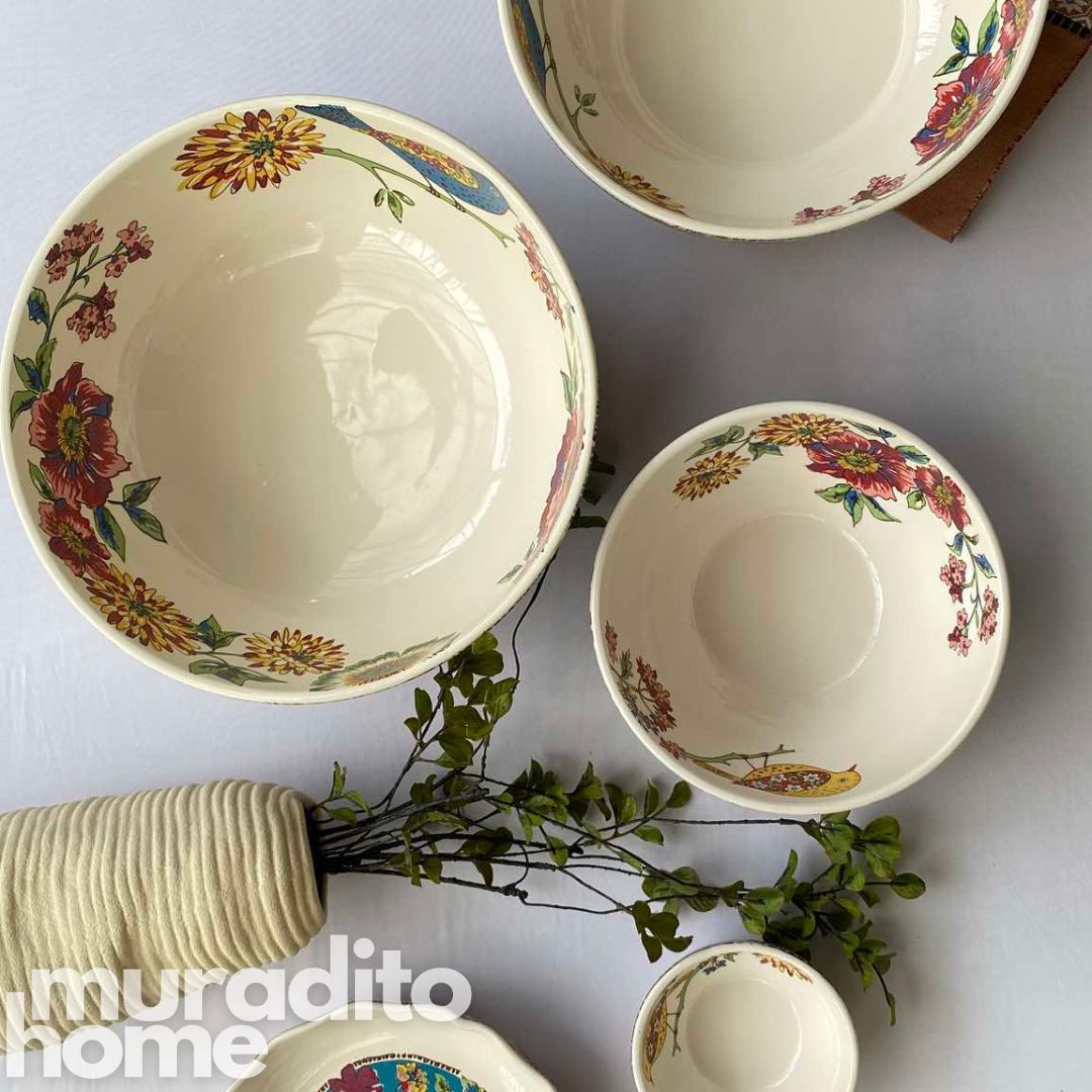 Konya Ceramic Bowl and Serving Bowl