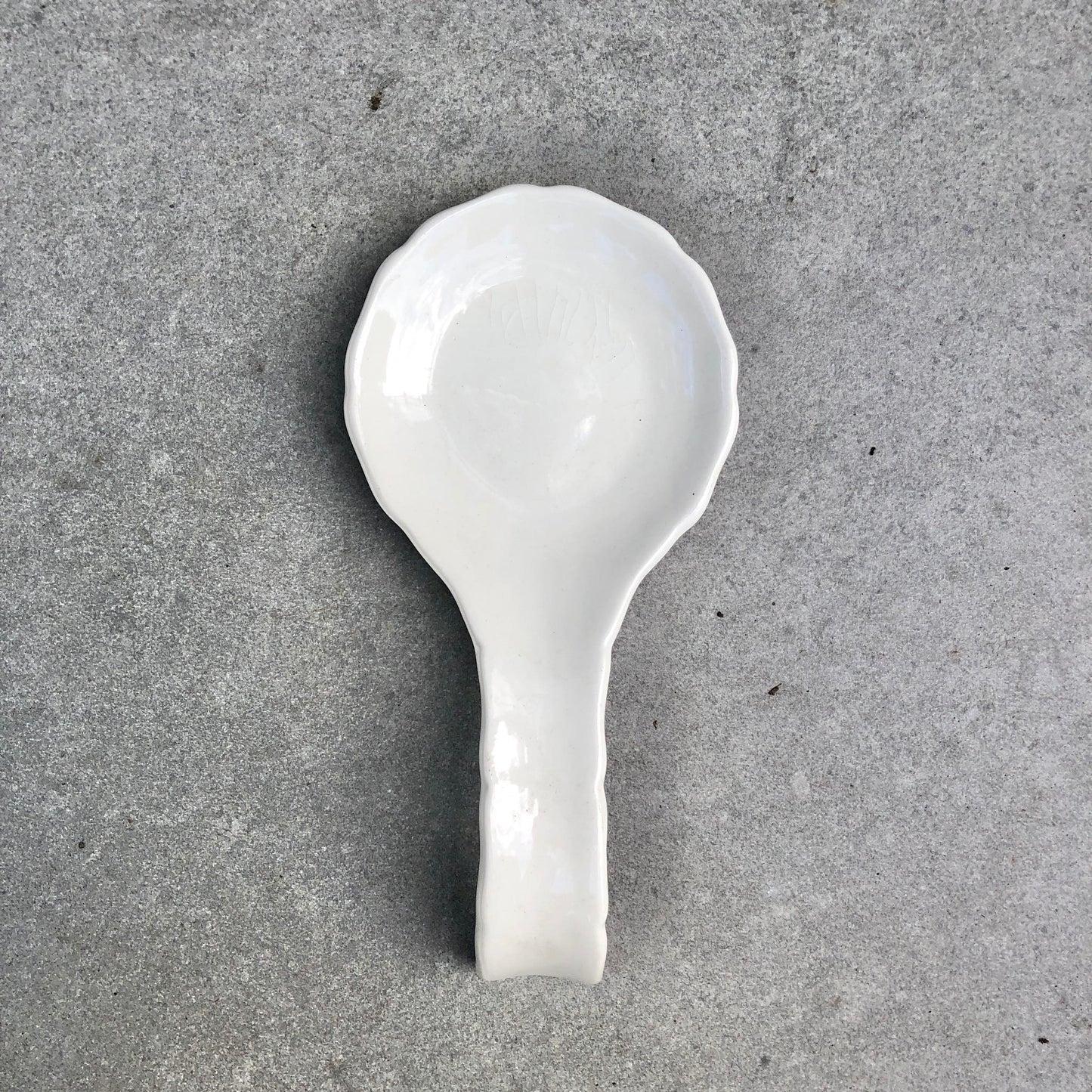 MURADITOHOME Dallas & Dell Ceramic Spoon Rest 8.5x4 inch