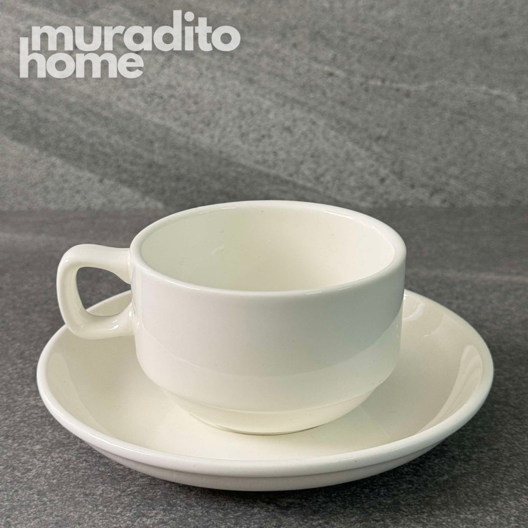 Ceramic Cup and Saucer 220ml