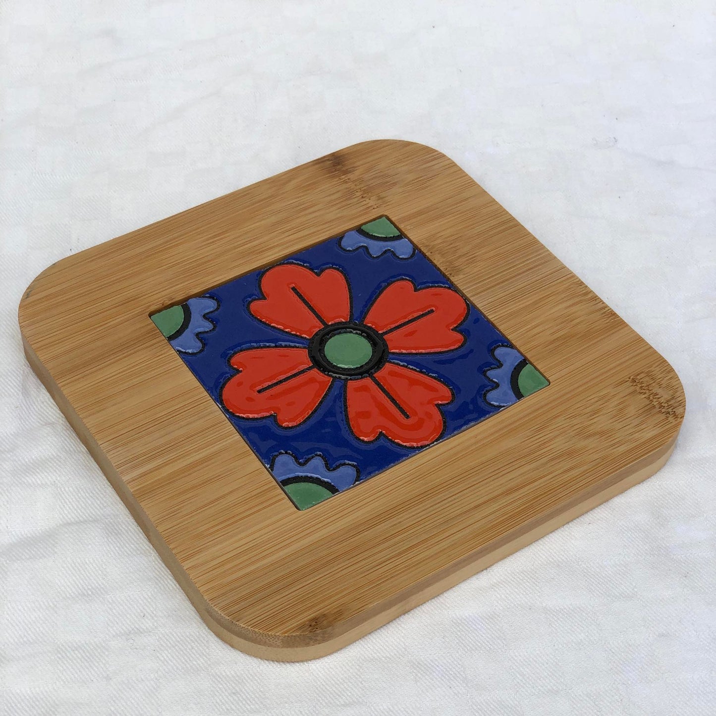 Moroccan Cheese Board Square 7 x 7 inch