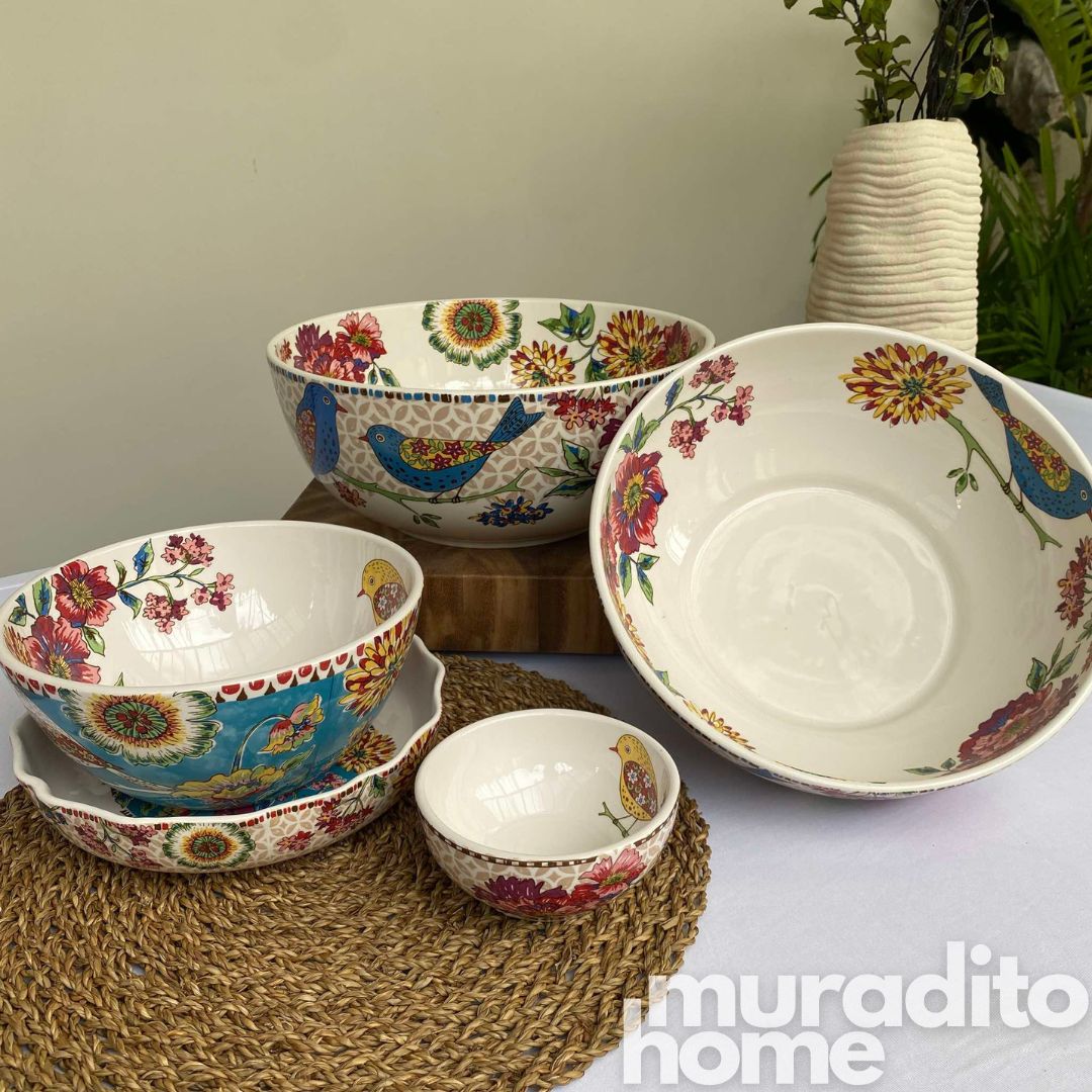 Konya Ceramic Bowl and Serving Bowl
