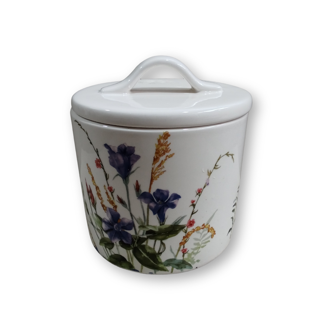Afralia and Poppy Silicon Sealed Jar 5.75x4.75 inch