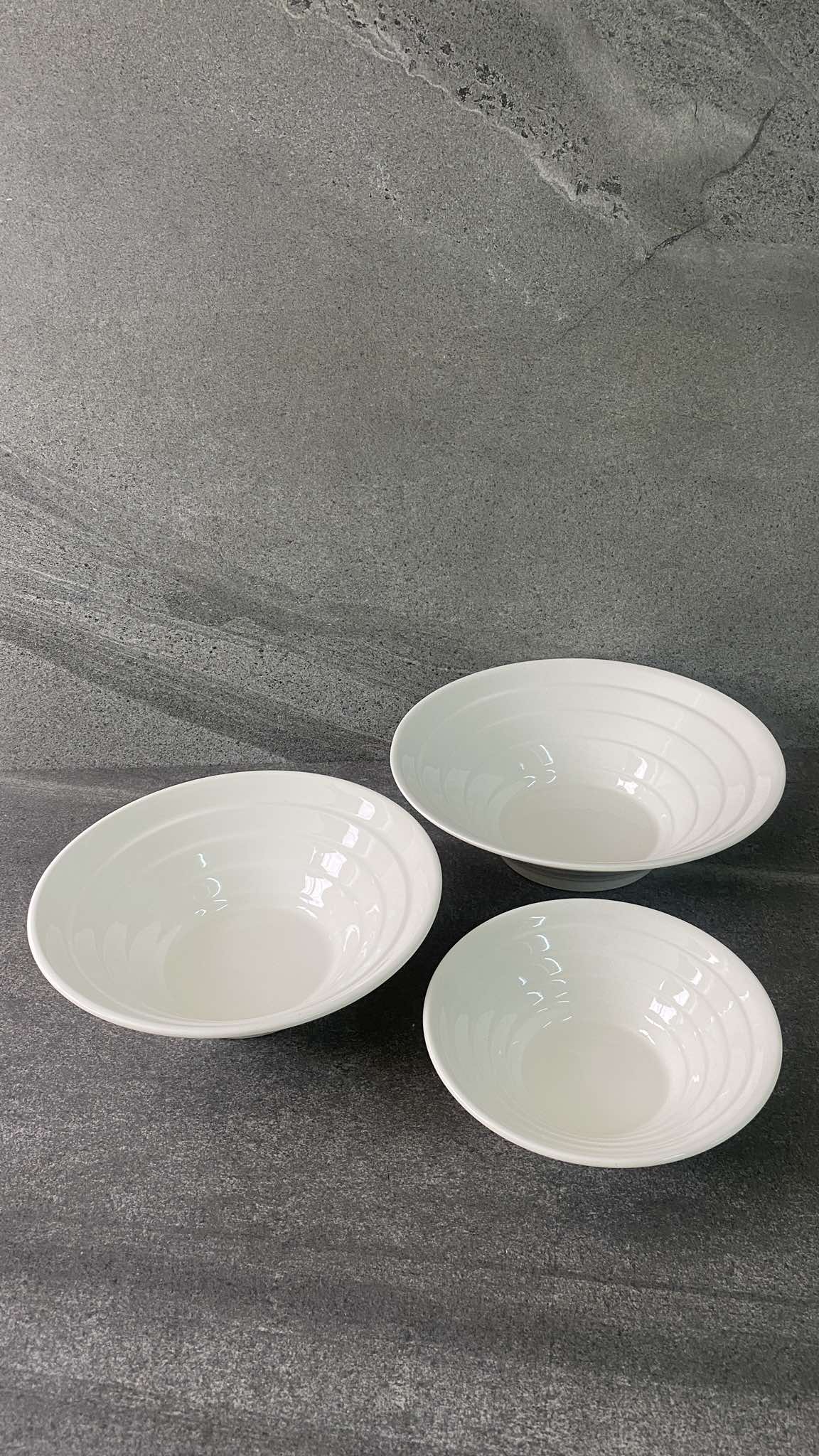 Stripe Salad Bowl