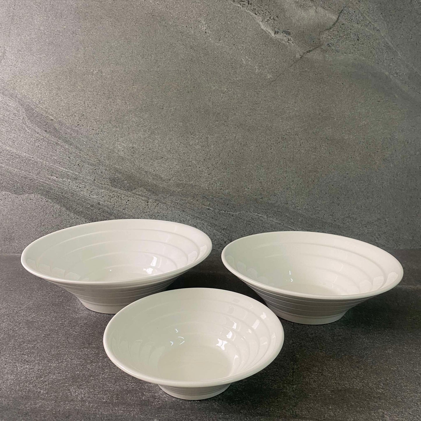 Stripe Salad Bowl