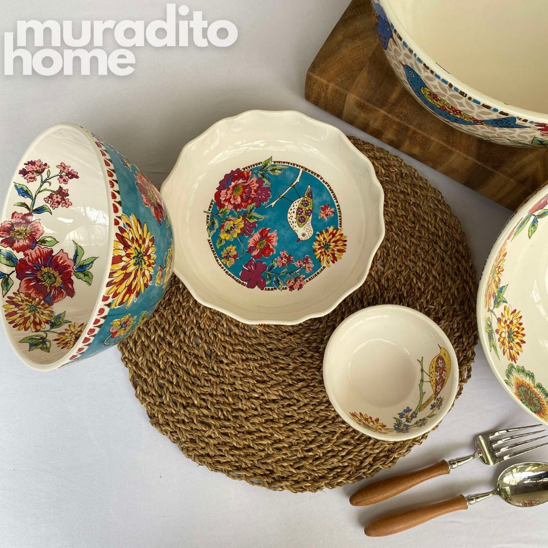 Konya Ceramic Bowl and Serving Bowl