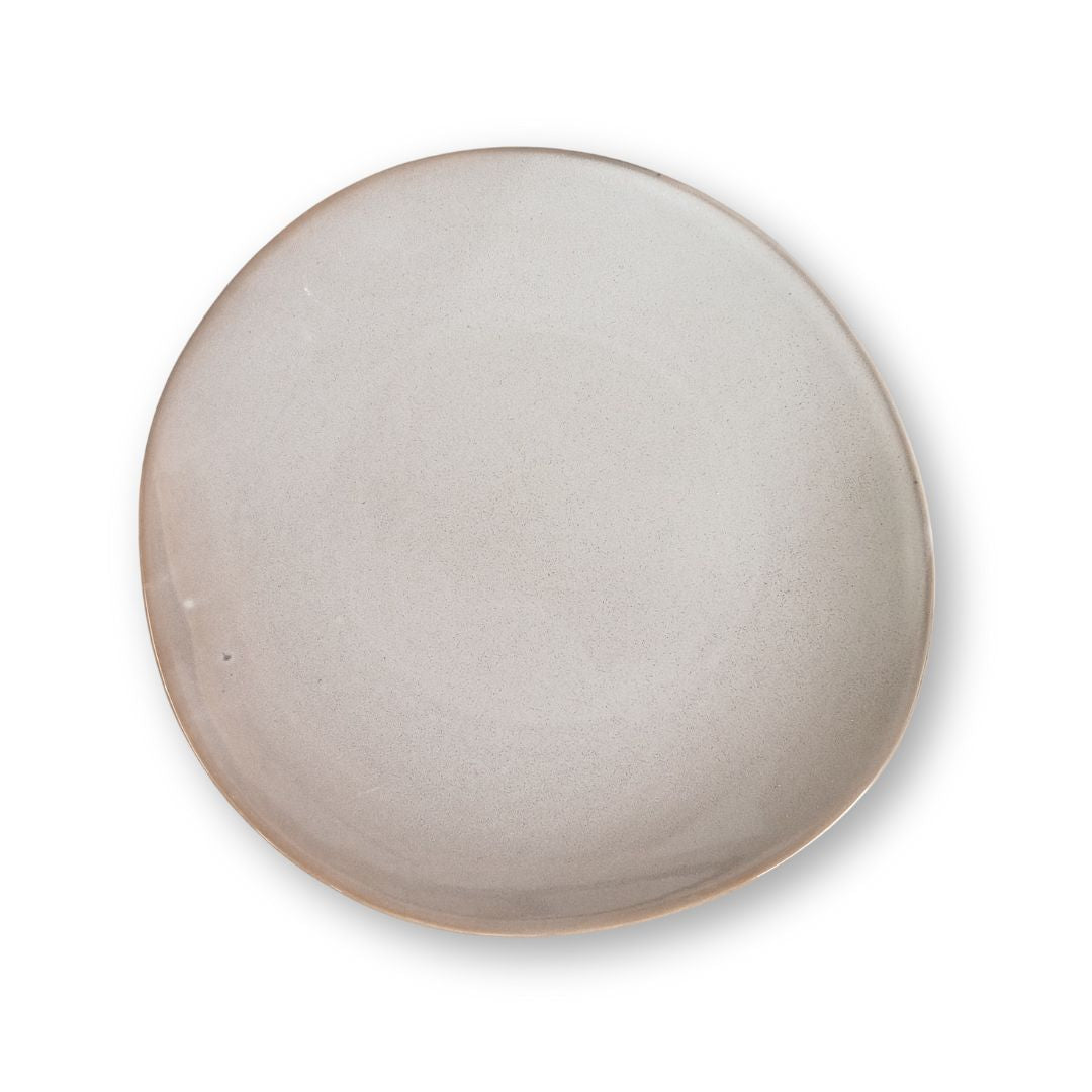 Stoneware Salad Bowl & Dinner Plate 8.7-11.5 inches