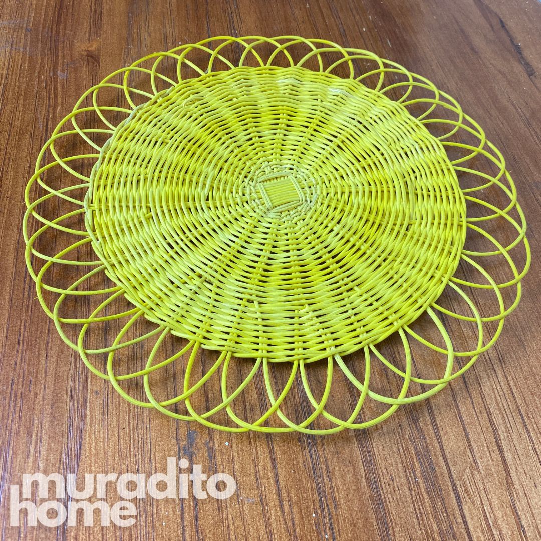 MURADITOHOME Luzviminda Rattan Placemat 13"