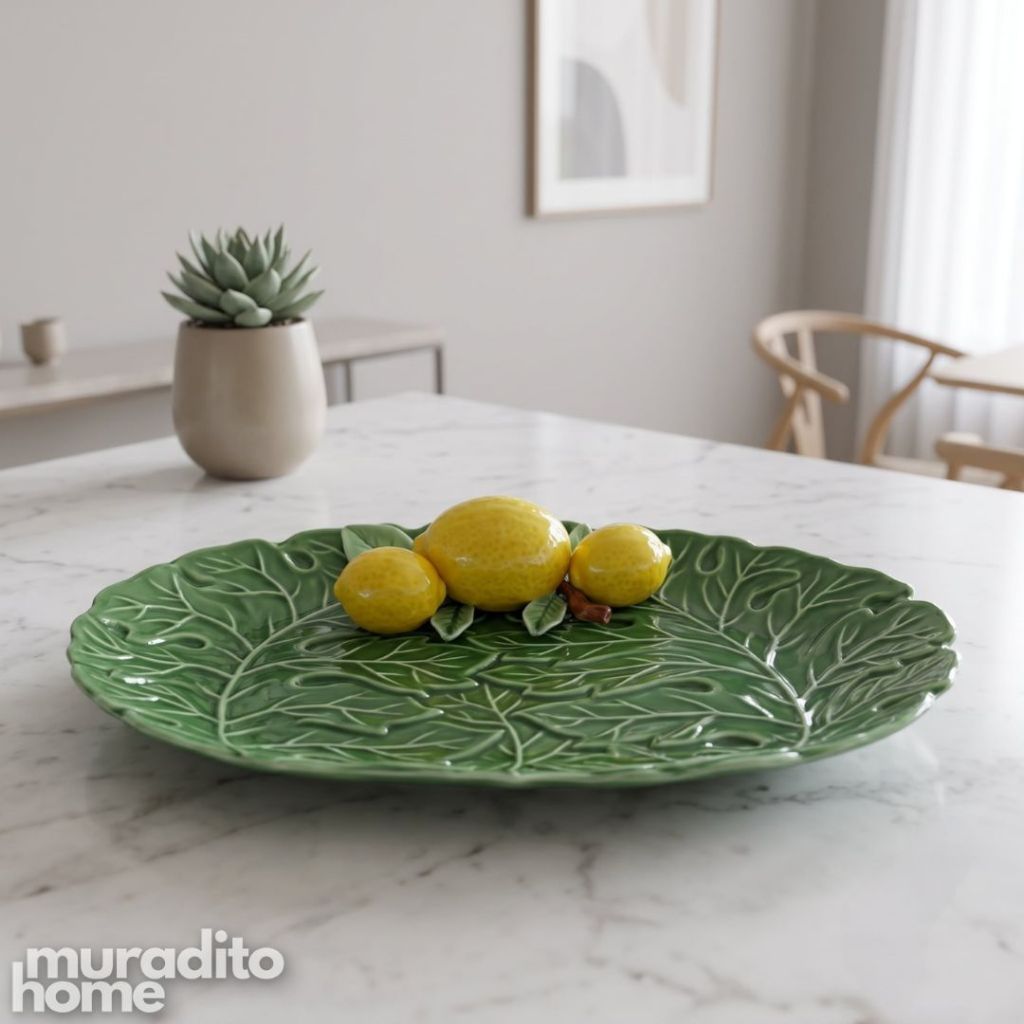 Muraditohome Bella & Monstera Premium Porcelain Plate Collection