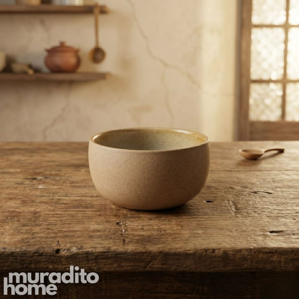 Muraditohome Aesthetic Mini Stoneware Bowl 3.5x2 inches