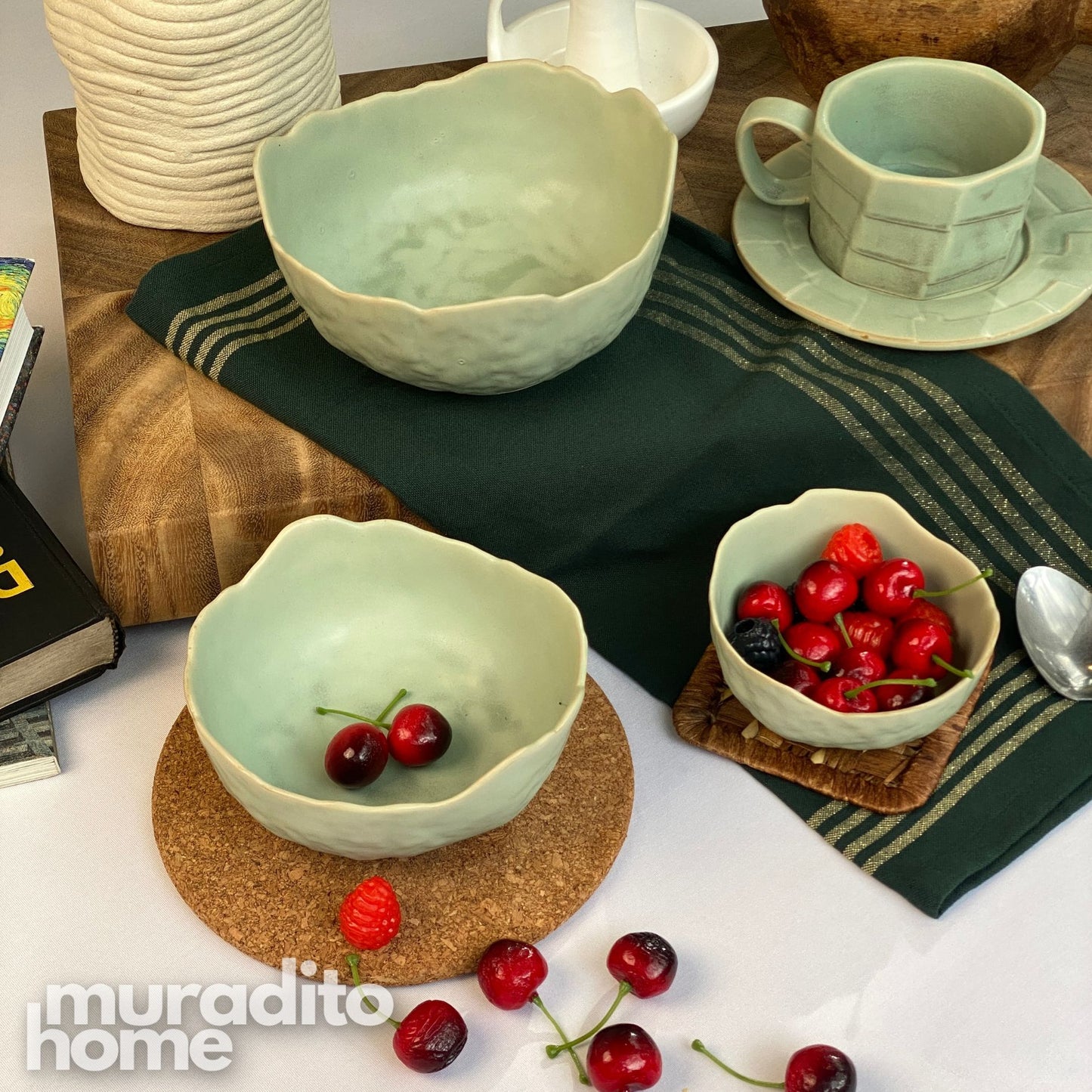 MURADITOHOME Obscura Porcelain Bowl Collection