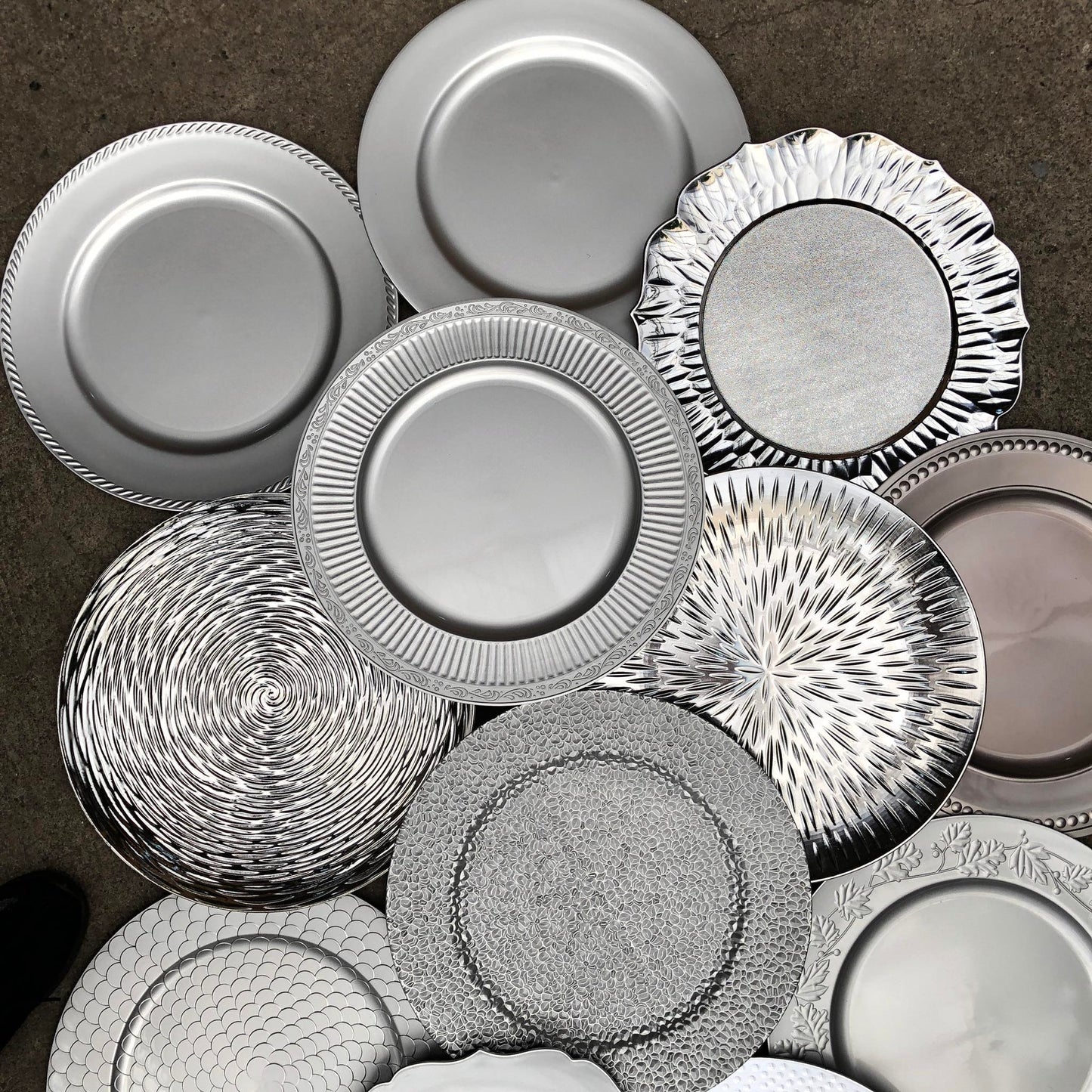 Charger Plate 13inch PVC Plastic Premium Quality Batch 2