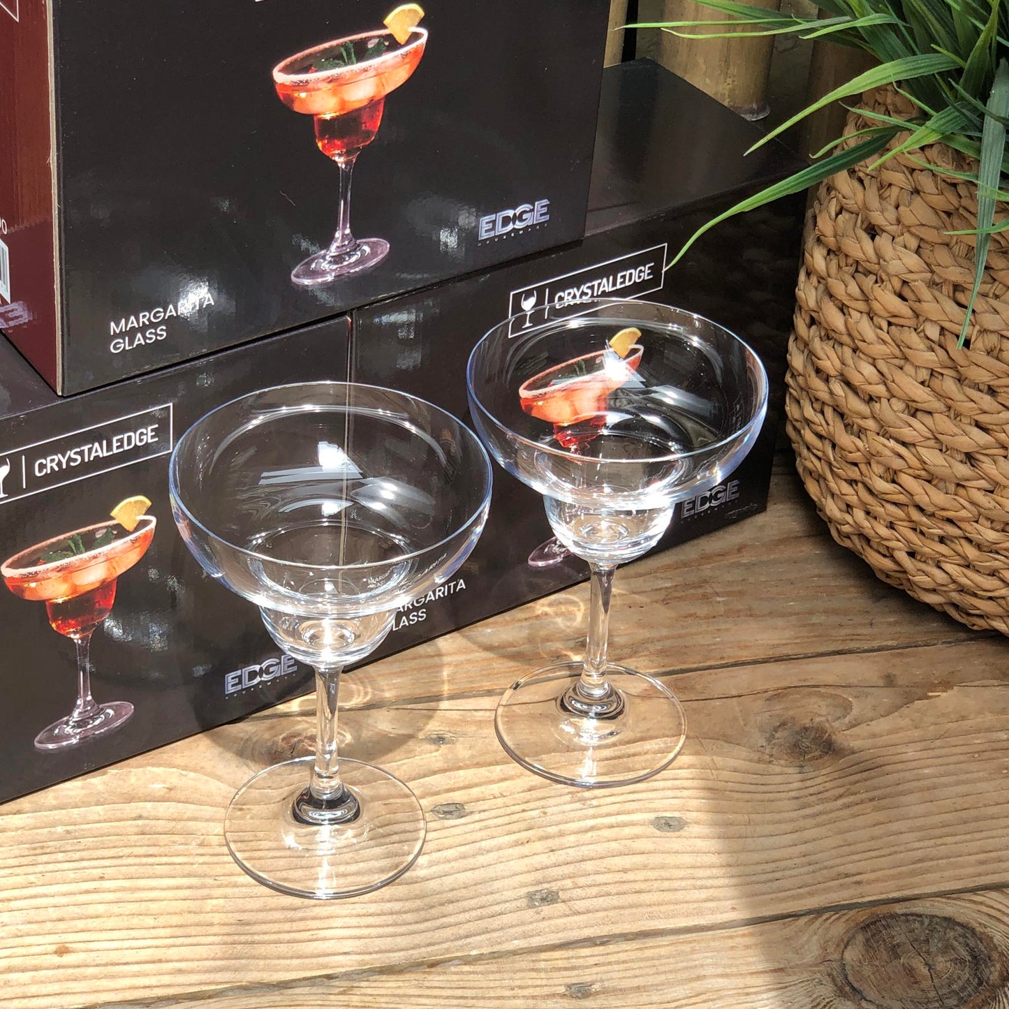 Margarita Crystal Stemware w/ Laser Cutting 290 ml
