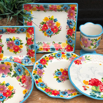 Bordeaux & Provence Ceramic Dinneware Plate