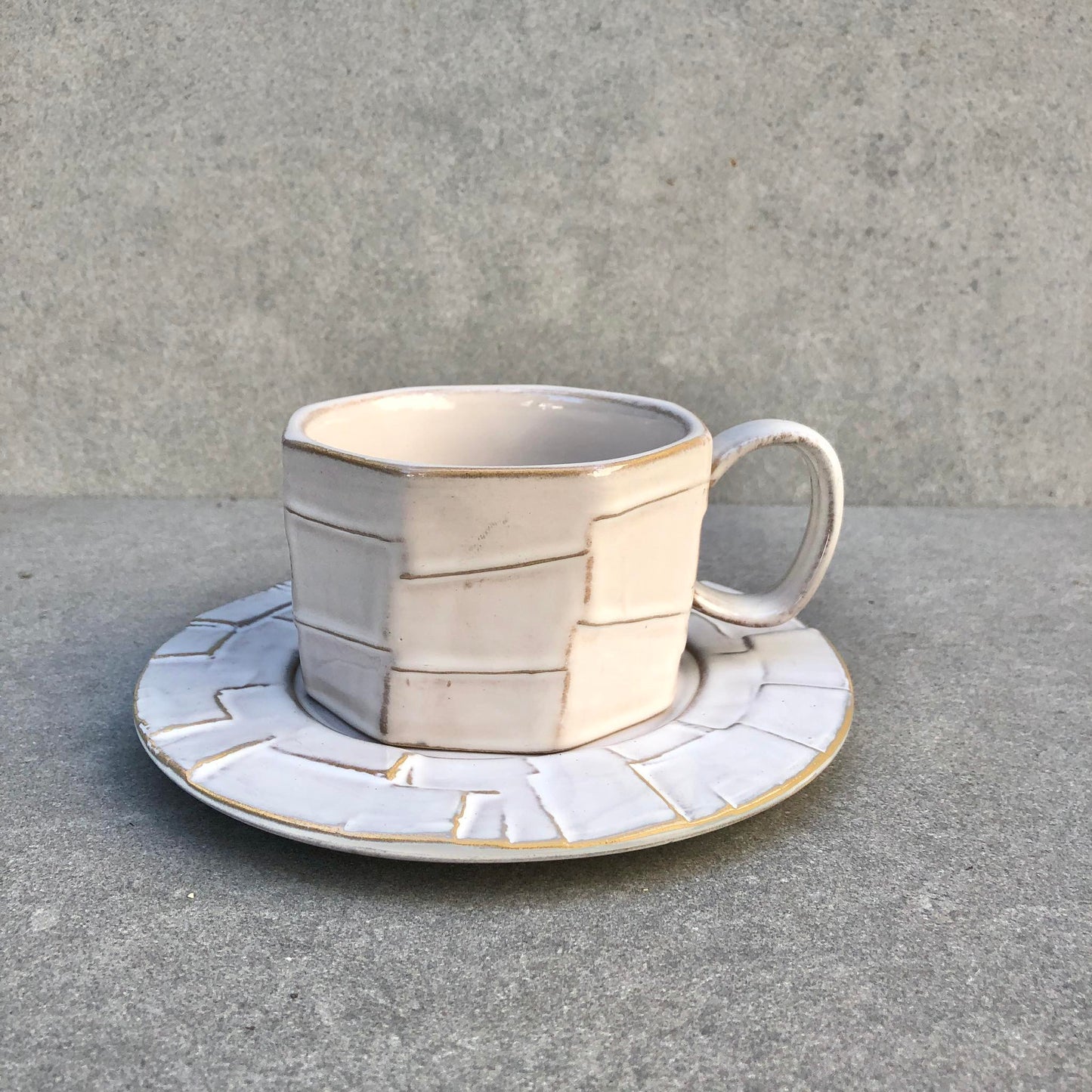 Garnet Ceramic Cup and Saucer 300 ml