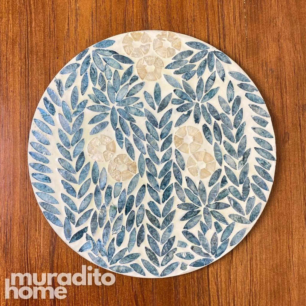 MURADITOHOME Marina Mother of Pearl Placemat 13"