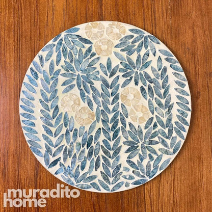 MURADITOHOME Marina Mother of Pearl Placemat 13"