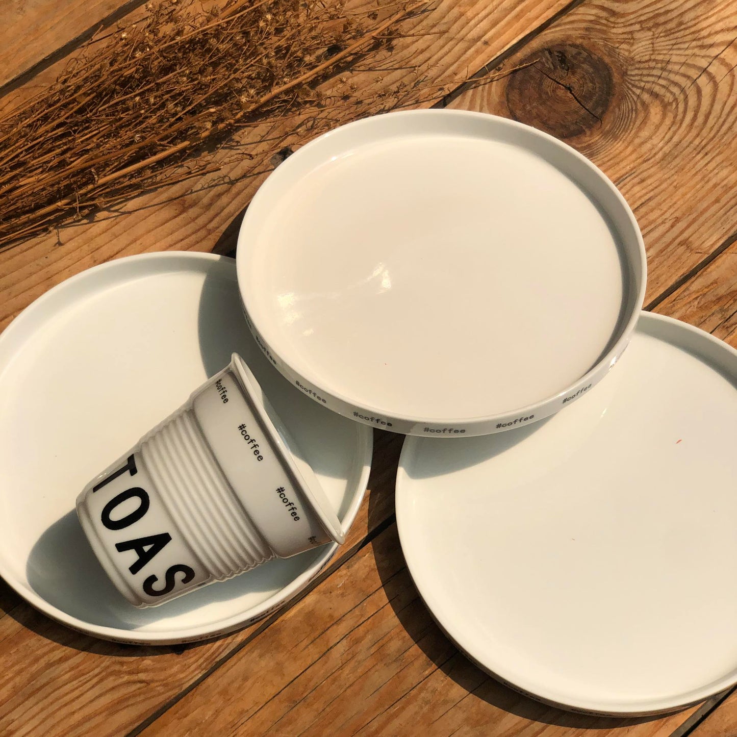 Toast Ceramic Cup Toast Ceramic Plate Collection