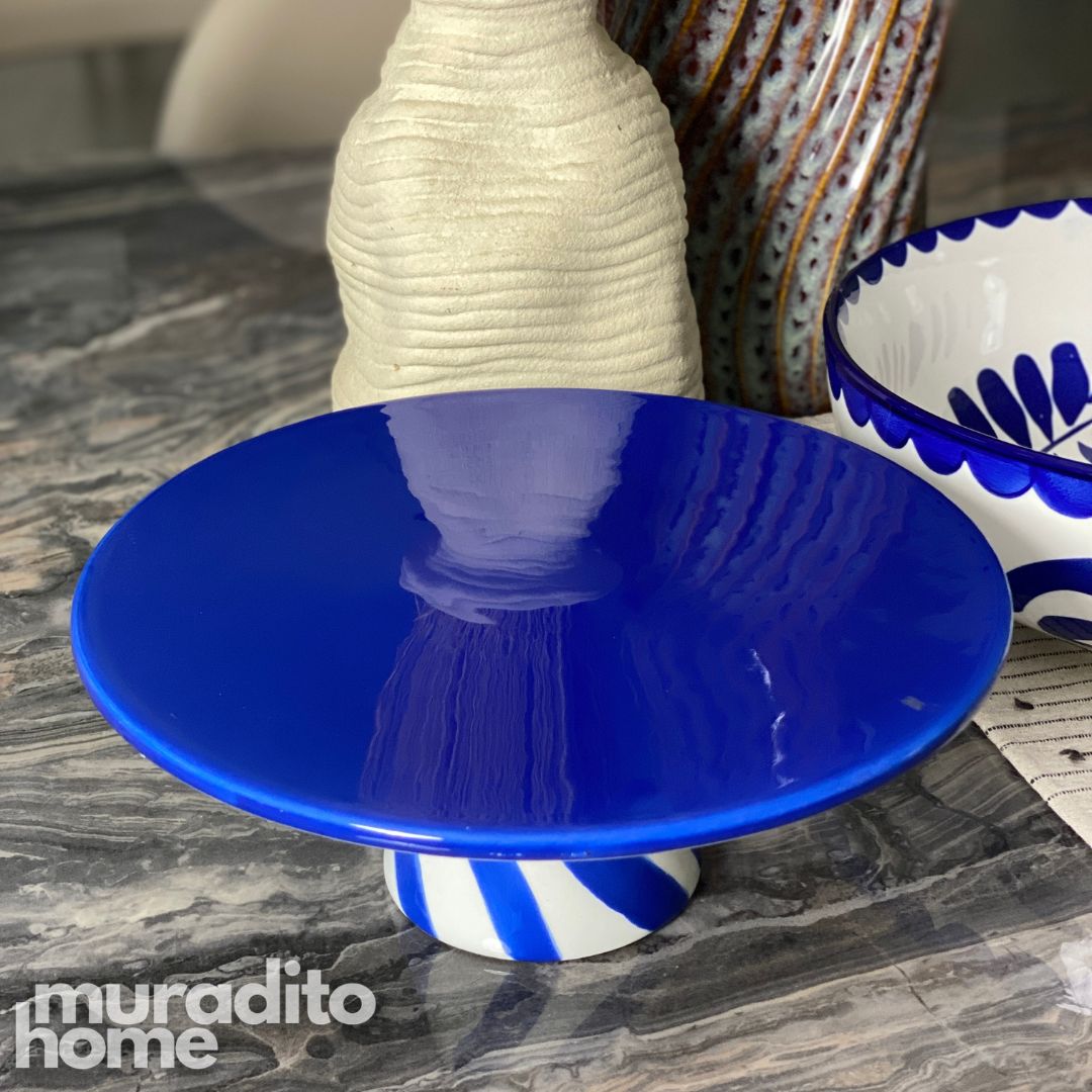 MURADITOHOME Pikazora Ceramic Serving Bowl and Cake Stand Collection