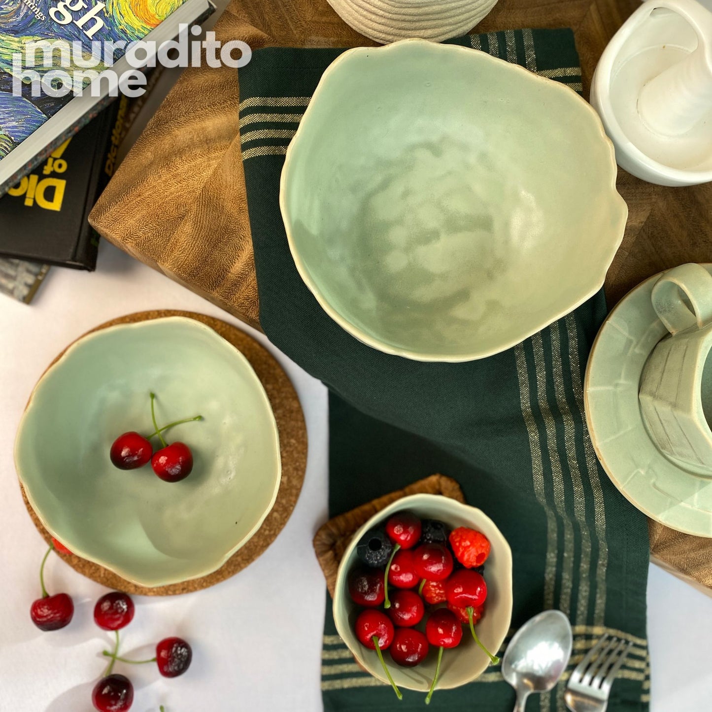 MURADITOHOME Obscura Porcelain Bowl Collection