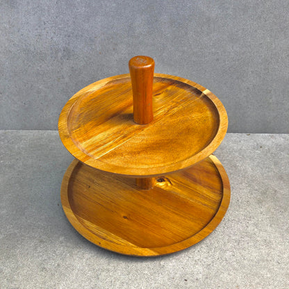 MURADITOHOME Wooden Tier & Serving Tray