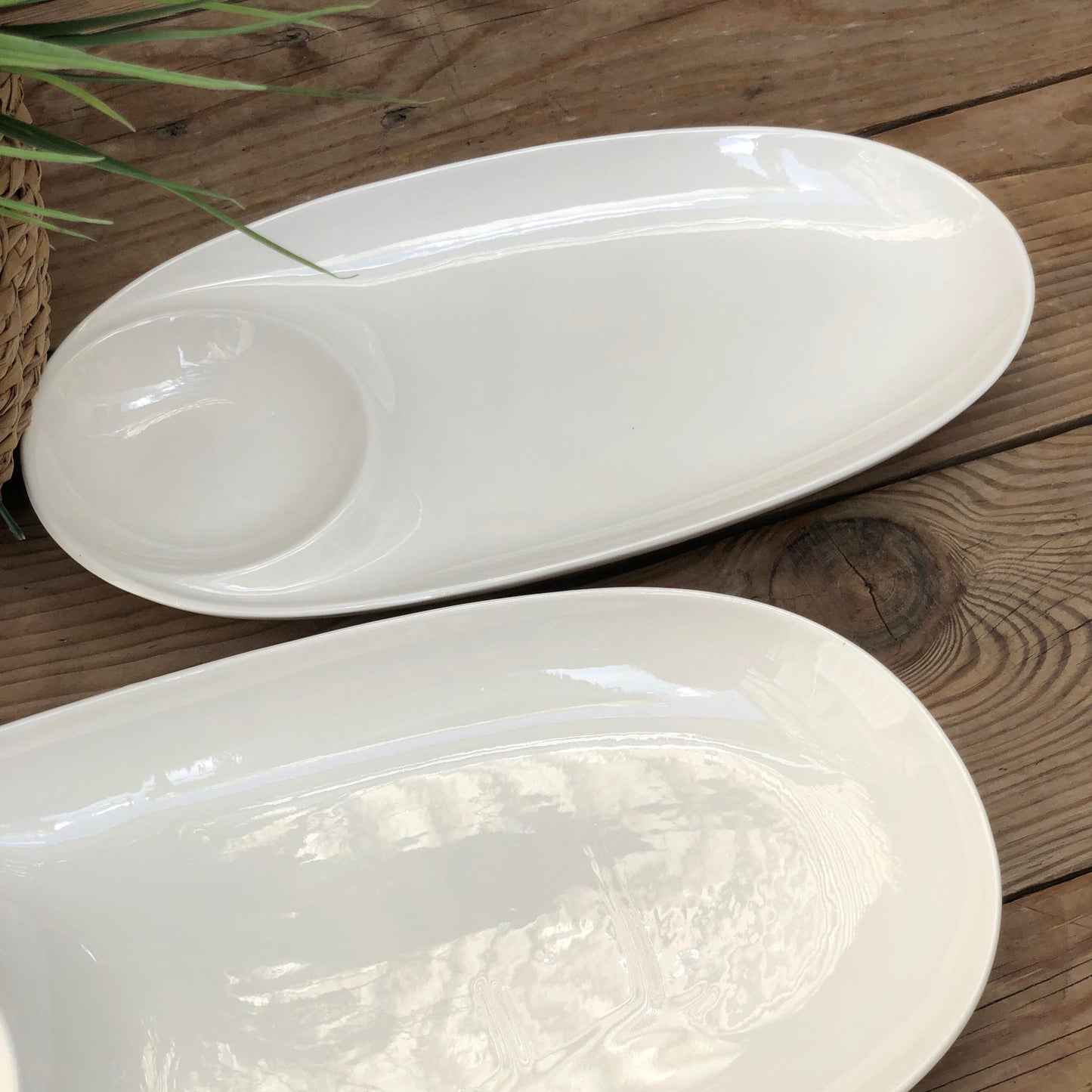 Ceramic Oval Shape Sushi Plate