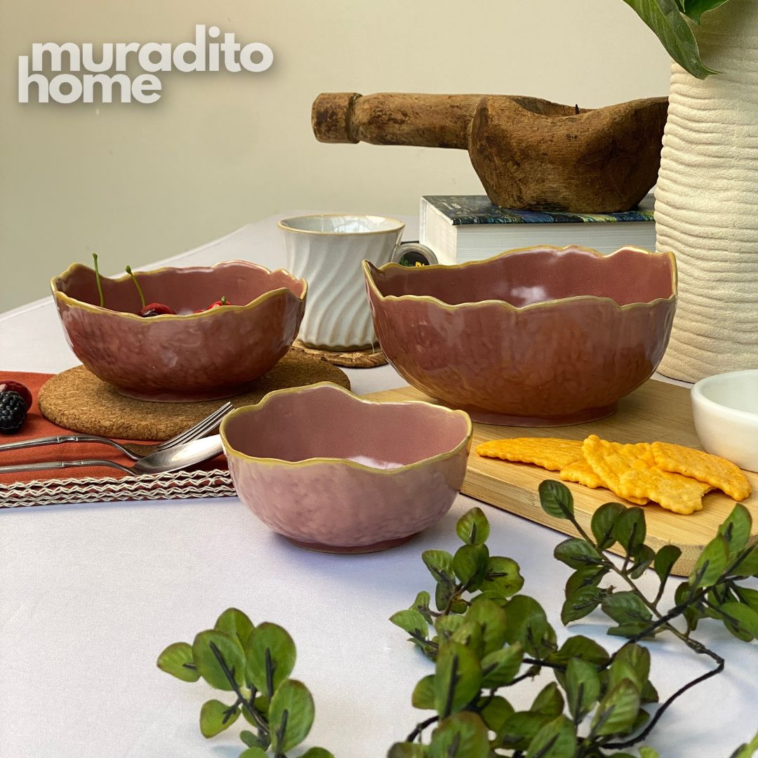 MURADITOHOME Klina Porcelain Bowl Collection