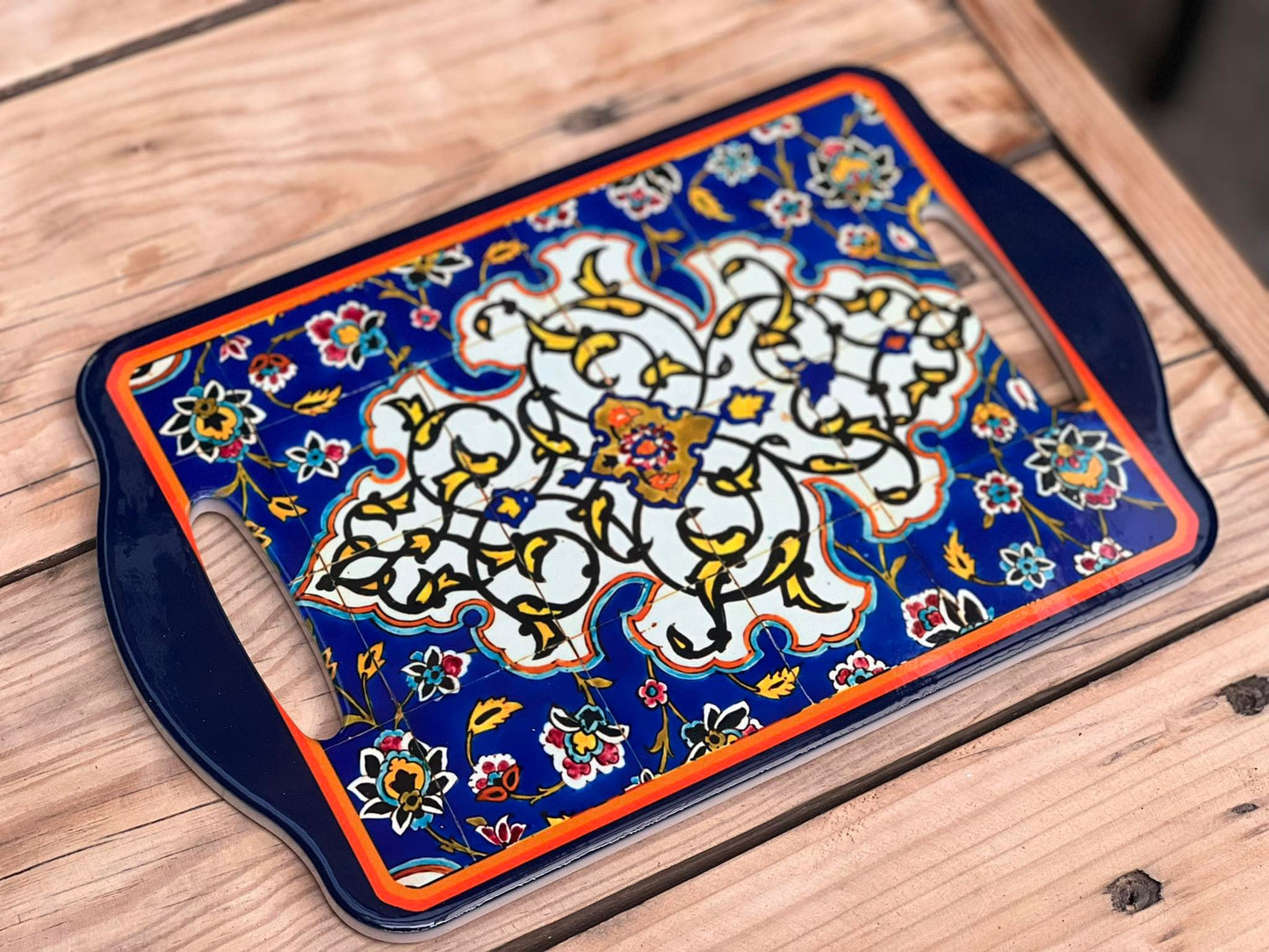Trivet Morrocan Rectangular Cheeseboard 11x7 inch
