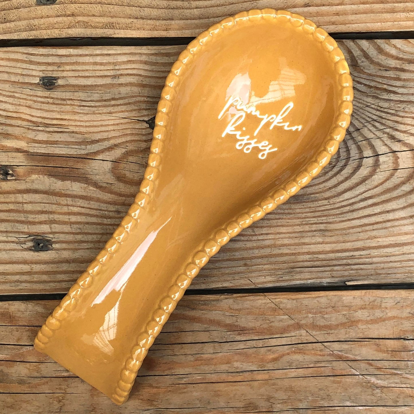 Ceramic Spoon Rest 8.5x4x1.5 inch
