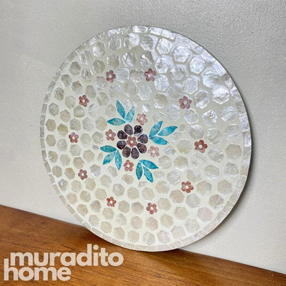 MURADITOHOME Ramil Mother of Pearl Placemat 13"