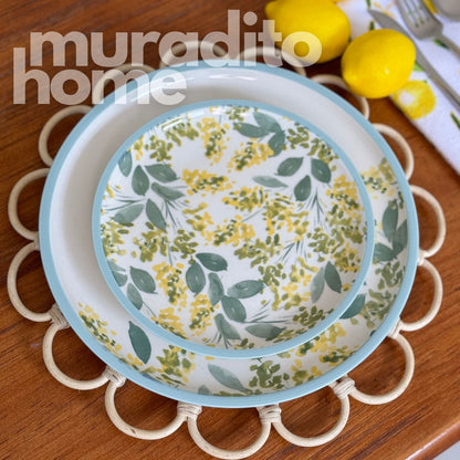 MURADITOHOME Local Rattan Placemats 13.5 inches Native