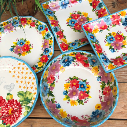 Bordeaux & Provence Ceramic Dinneware Plate