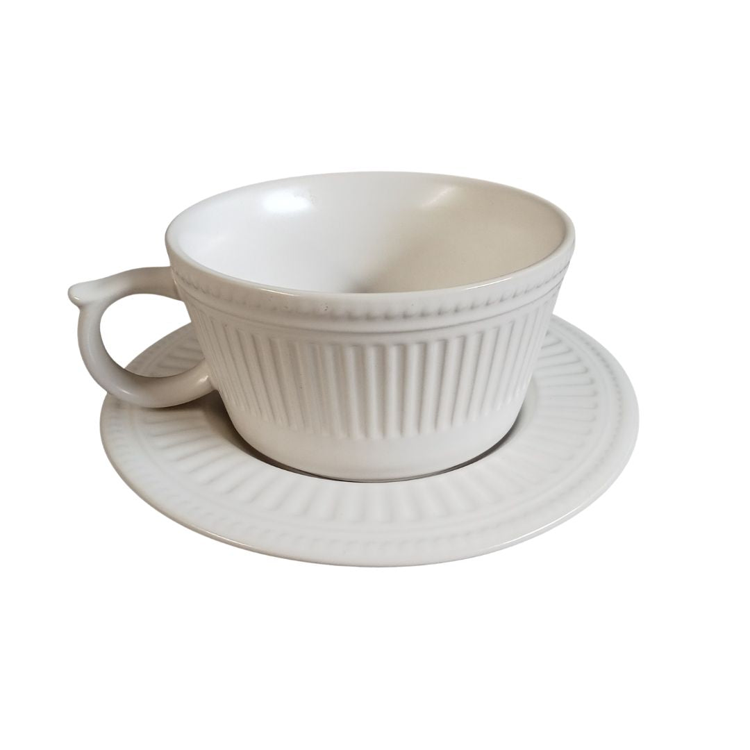 MURADITOHOME Varnel and Modin Ceramic Cup and Saucer 270 ml