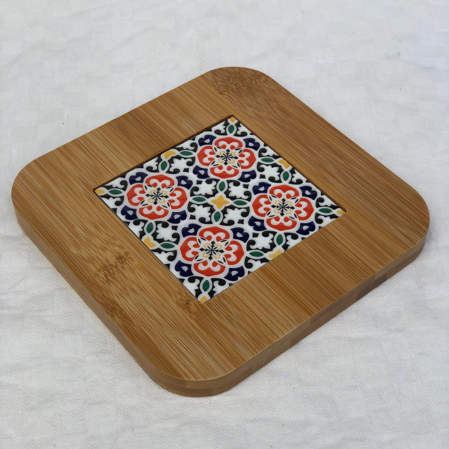 Moroccan Cheese Board Square 7 x 7 inch
