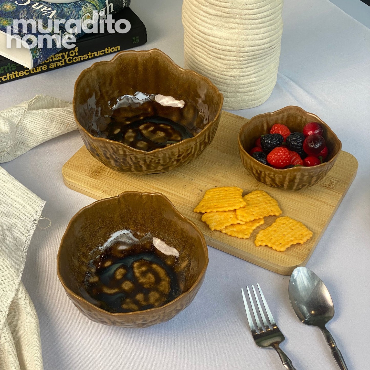 MURADITOHOME Glema Porcelain Bowl Collection