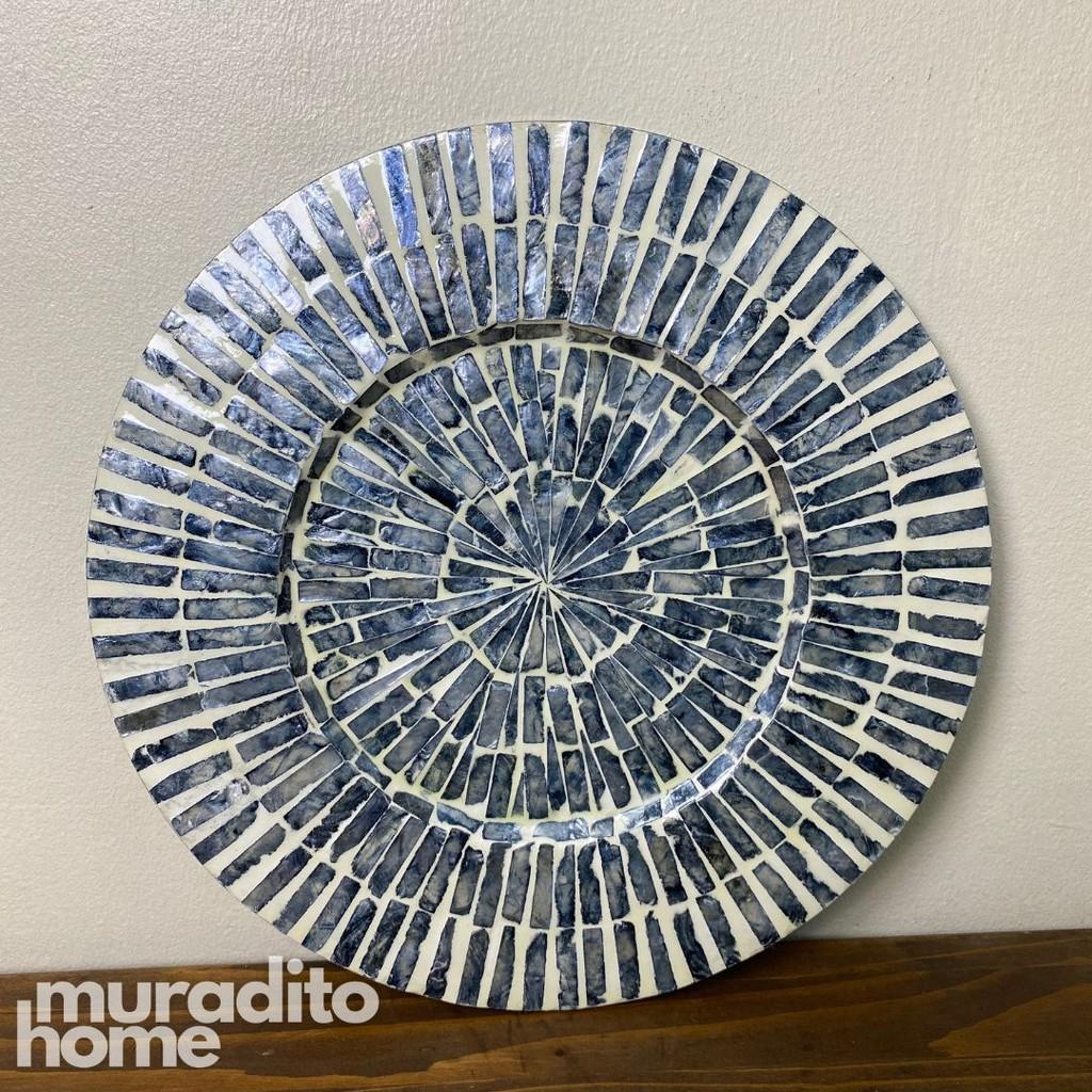 MURADITOHOME Dolores Mother of Pearl Placemat 13"