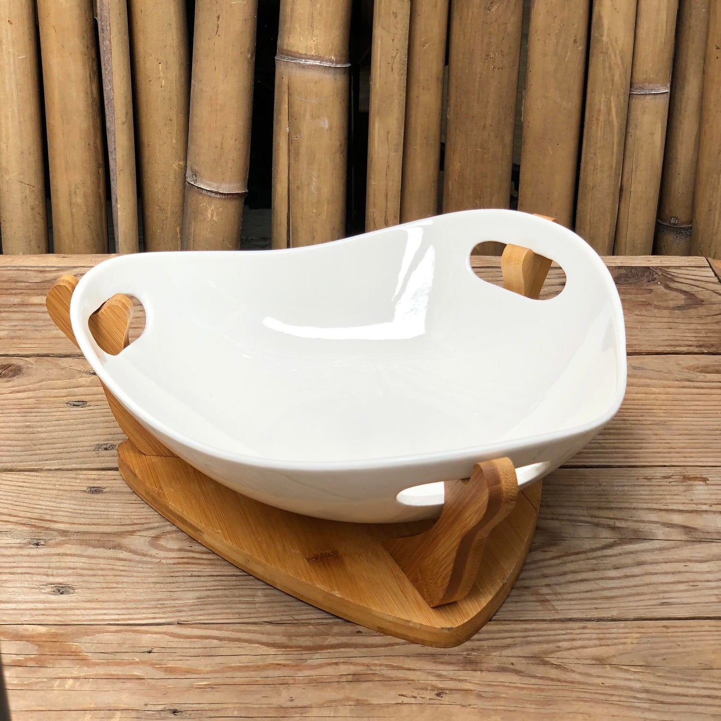 Ceramic Salad Bowl 12x3.5 inch w/ Box