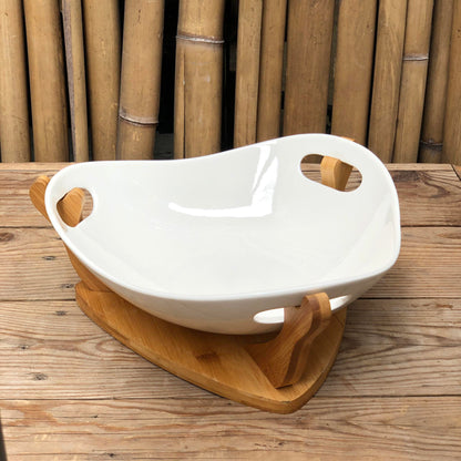 Ceramic Salad Bowl 12x3.5 inch w/ Box