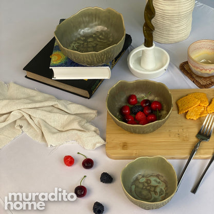 MURADITOHOME Lustra Porcelain Bowl Collection