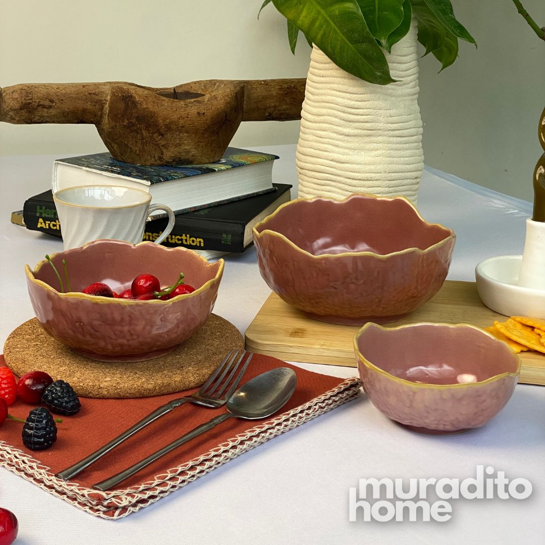 MURADITOHOME Klina Porcelain Bowl Collection