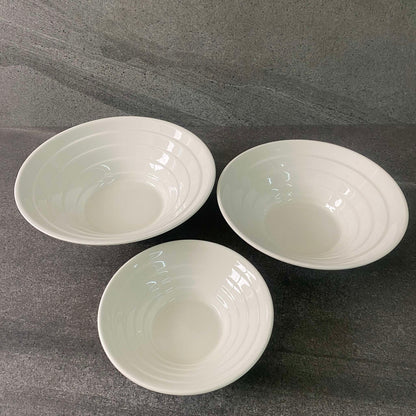 Stripe Salad Bowl