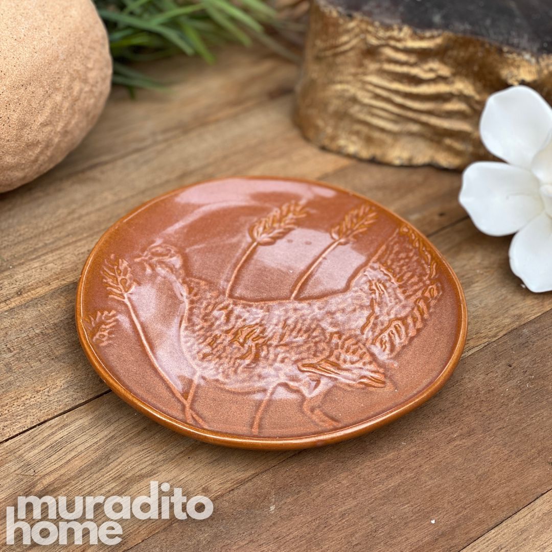 MURADITOHOME Peacock Bread Plate Collection