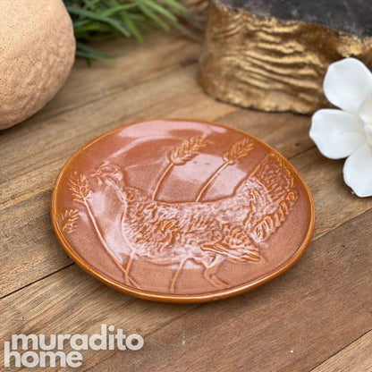 MURADITOHOME Peacock Bread Plate Collection