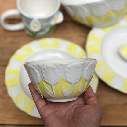 Maria Yellow Ceramic Dinnerware Collection