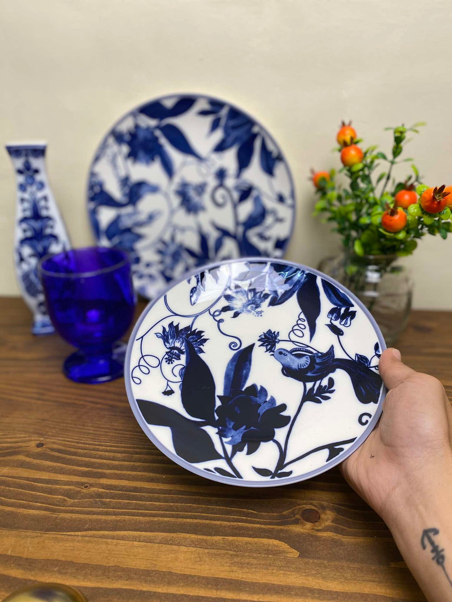 MURADITOHOME Manuela Dinner Plate 10.5 and Candela Salad Plate 8.5 inch